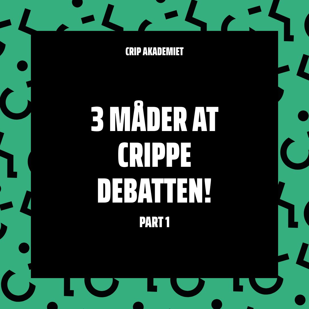 3 måder at crippe debatten part 1